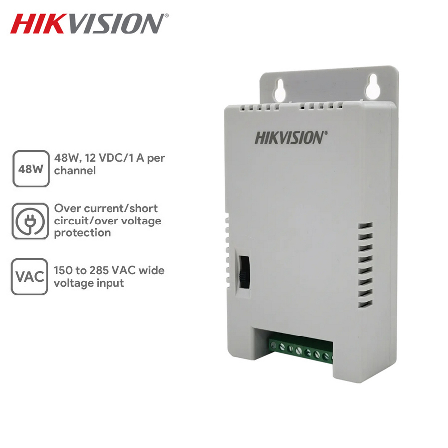 Adaptor Power Supply HIKVISION Multi Channel 4 Port - utama